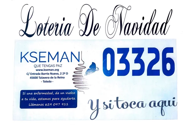 La Lotería de Navidad solidaria de KSEMAN 2023