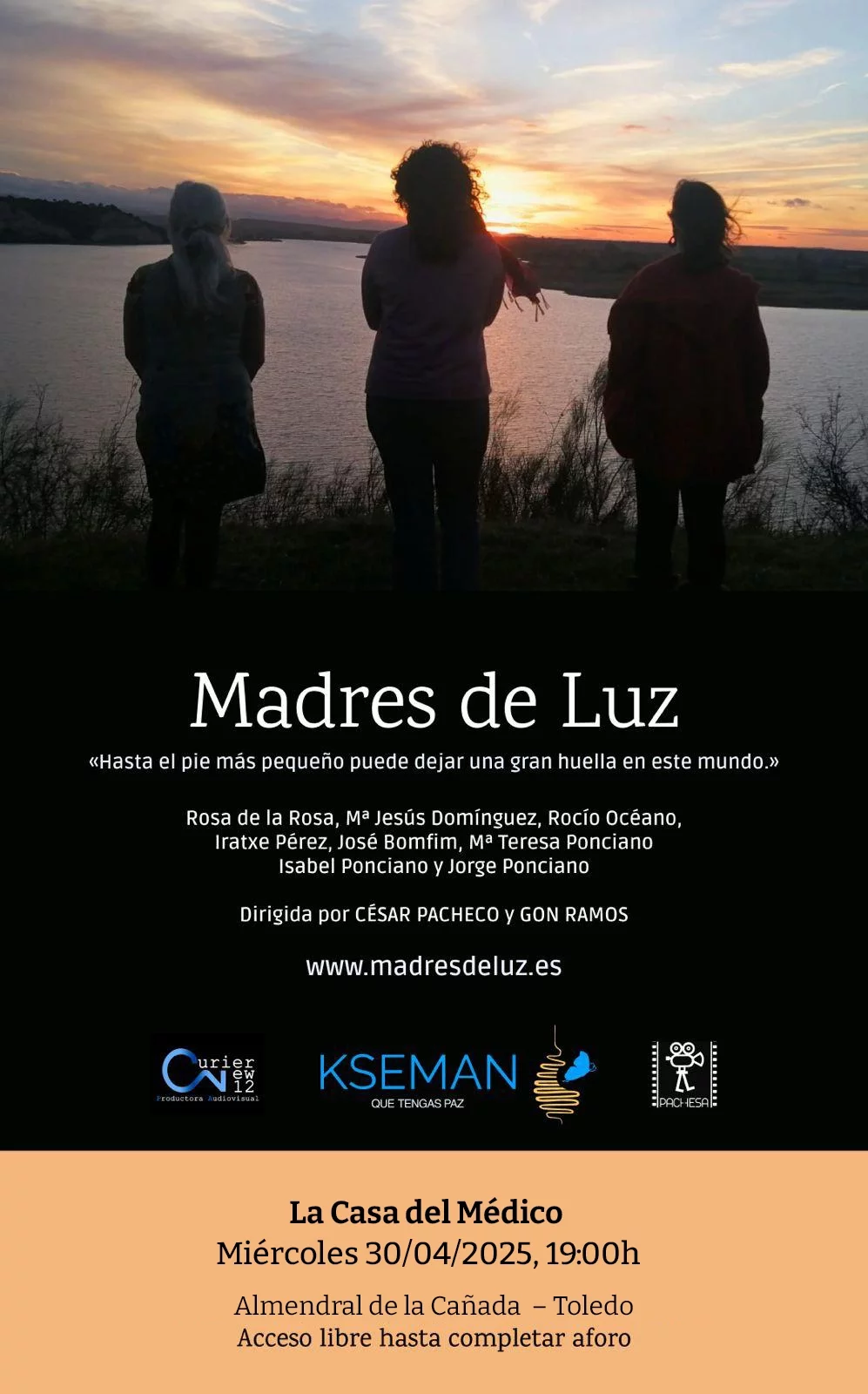 Proyección «Madres de Luz» en Almendral de la Cañada